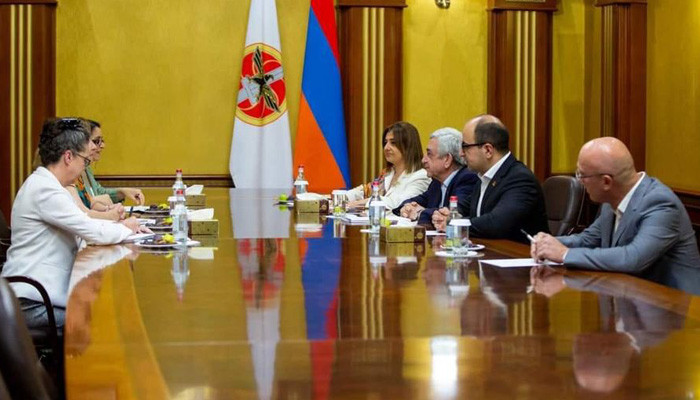 Serzh Sargsyan met with the US ambassador to Armenia Kristina Kvien