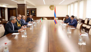 Suren Papikyan received the newly appointed Ambassador of the Islamic Republic of Iran to Armenia Mehdi Sobhani