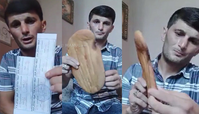Տեսանյութ. Սա էլ կտրոնով գնած 200 գրամանոց հացը, մի սանտիմետր է