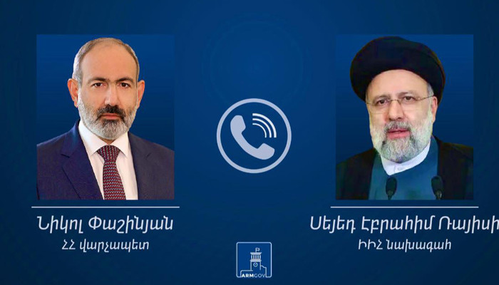 Փաշինյանը հեռախոսազրույց է ունեցել Իրանի նախագահի հետ