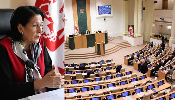 Парламент Грузии обсудит вопрос импичмента президенту