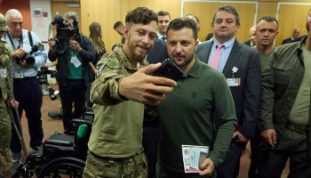 Volodymyr Zelenskyy asks why Russia still has a seat at United Nations