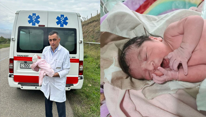 Հայ-ադրբեջանական սահմանի Կայանավան-Այգեհովիտ ճանապարհին երեխա է ծնվել