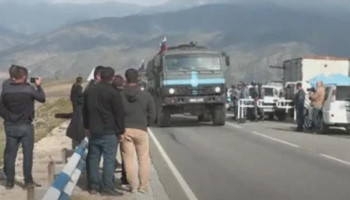 Ռուս խաղաղապահների շուրջ 15 բեռնատար Հայաստանից Արցախ է անցել