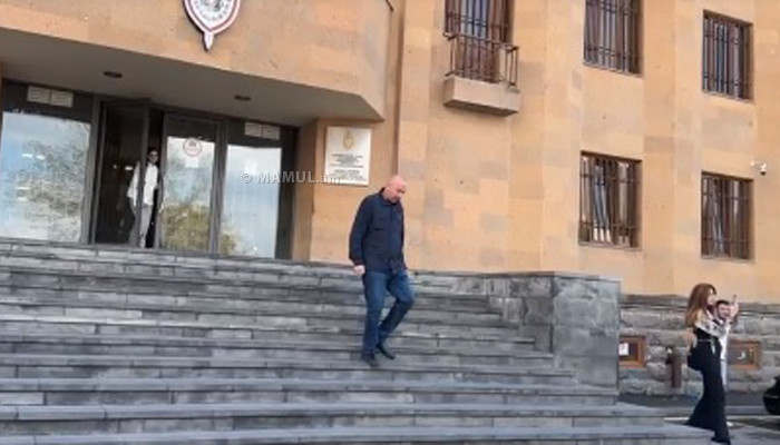 Андраник Теванян покинул отделение полиции
