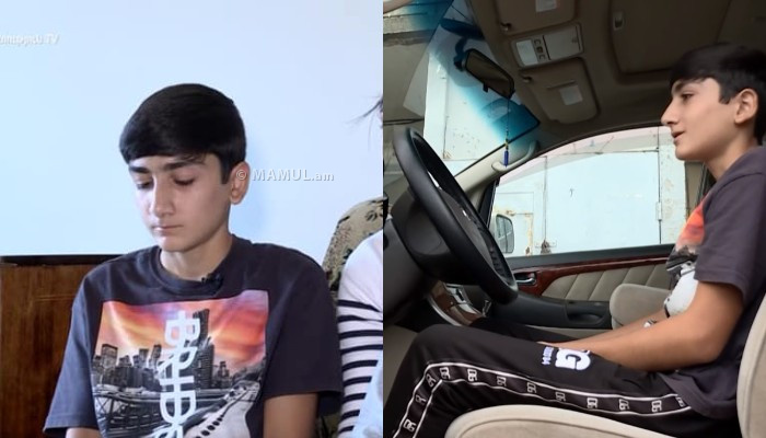 55 ժամ մեքենայի ղեկին․ 13 տարեկան տղան ընտանիքին Արցախից Գորիս է հասցրել