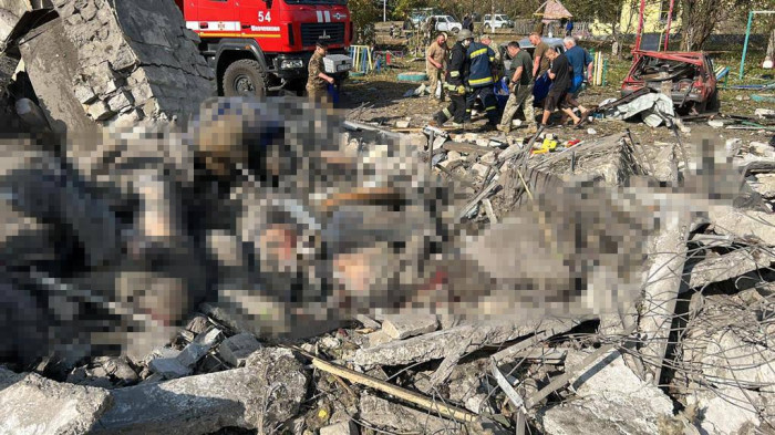 Ukraine says 52 people killed in Russian attack on Kharkiv village