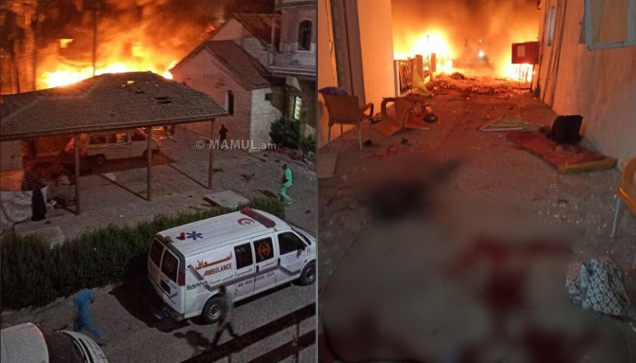 ХАМАС: Израиль нанес удар по больнице Аль-Ахли управляемыми ракетами