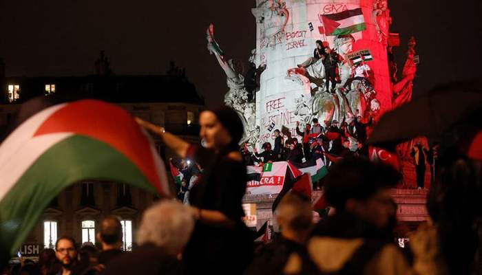 Փարիզի Հանրապետության հրապարակում տեղի է ունեցել պաղեստինամետ ցույց