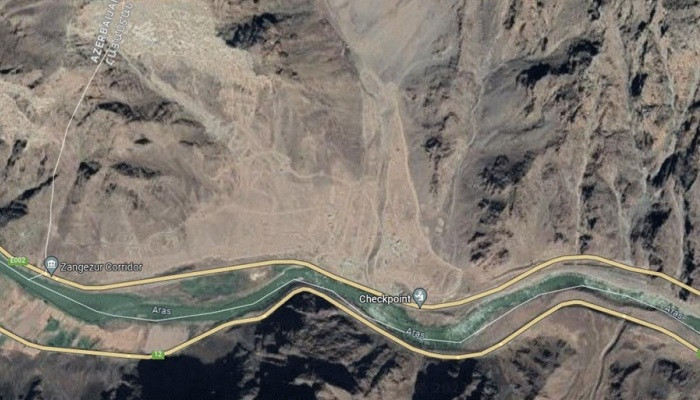 Google-ի քարտեզում Հայաստանի և Իրանի սահմանին ընկած ճանապարհը կոչվում է «Զանգեզուրի միջանցք»