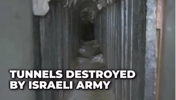 sraeli Army destroys tunnels used by Hamas in Gaza