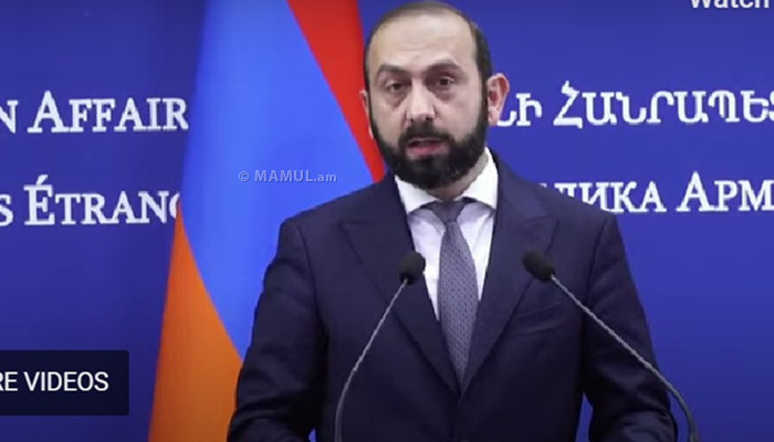 Minister of Foreign Affairs of Armenia Ararat Mirzoyan's post on X