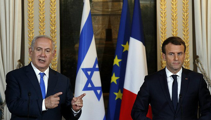 Netanyahu responds to Macron