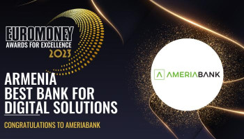 Ameriabank Named the Best Bank for Digital Solutions in Armenia for 2023