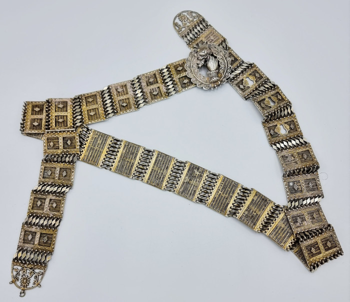19-րդ դարի վերջով թվագրվող արծաթե ոսկեզօծ գոտի, Սեբաստիա