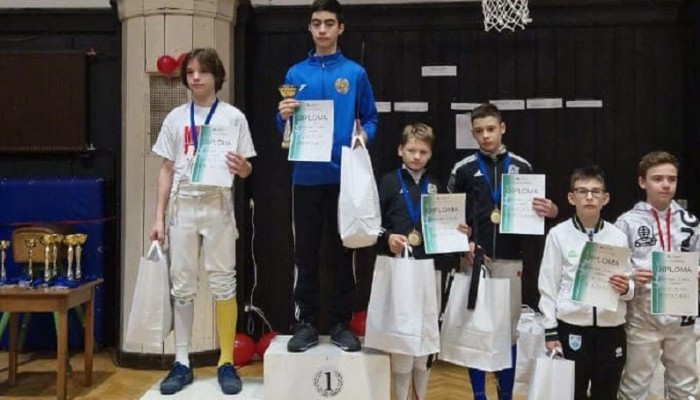 Հակոբ Մանուկյանը՝ սուսերամարտի Եվրոպայի Մ14 տարեկանների գավաթի խաղարկության հաղթող