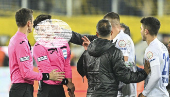 Turkish football club president arrested for punching referee on the field