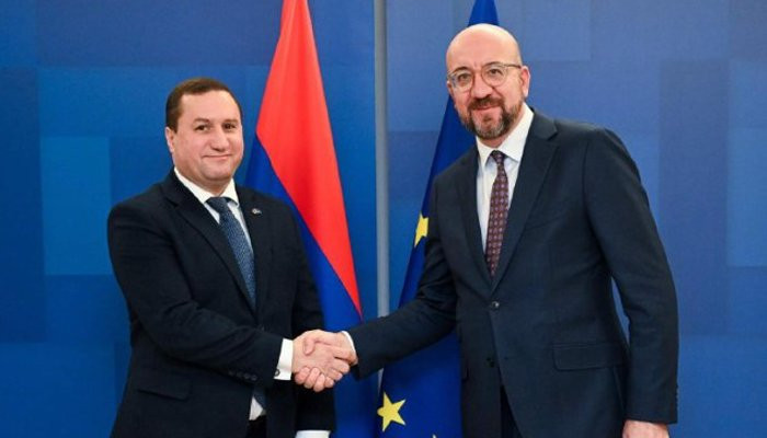 The Ambassador of Armenia presented his credentials to the President of the European Council