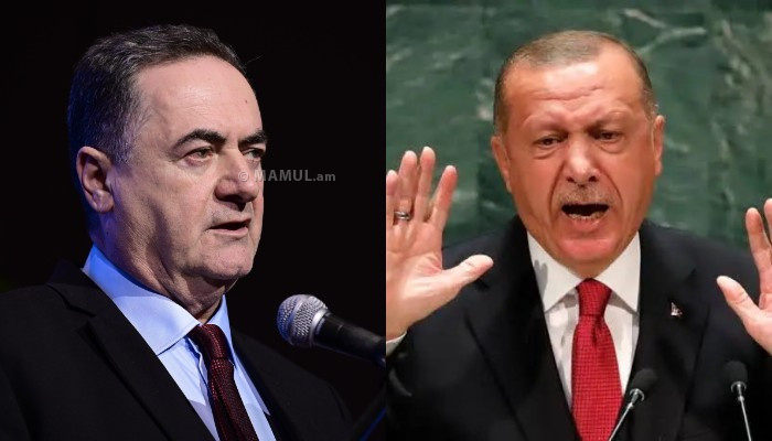 ,,RTErdogan, from a country with the Armenian Genocide in its past, now boasts of targeting Israel with unfounded claims,,: Israel Katz