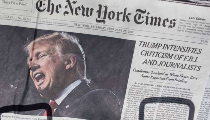 Donald Trump, New York Times'a 392 bin dolar ödeyecek