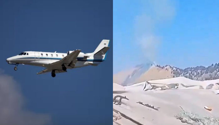 В соцсетях появилось видео, предположительно, крушения самолета в Афганистане