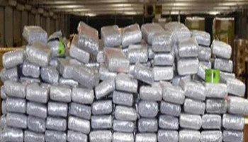 The Ecuadorian army seized 22 tons of cocaine at a pig farm in Estero Lagarto