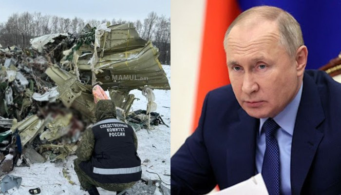 Путин: ГУР Украины знало, что на борту Ил-76 находились военнопленные ВСУ