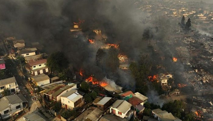 Chile’s wildfires kill at least 112