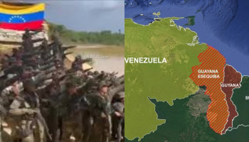 Venezuela vows 'forceful' response if oil drilling begins in disputed zone Read more at: https://energy.economictimes.indiatimes.com/news/oil-and-gas/venezuela-vows-forceful-response-if-oil-drilling-begins-in-disputed-zone/107545626
