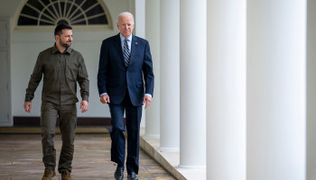 ''I spoke with Zelenskyy this afternoon''. Joe Biden