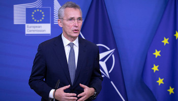 Stoltenberg said that he does not see an immediate military threat from Russia