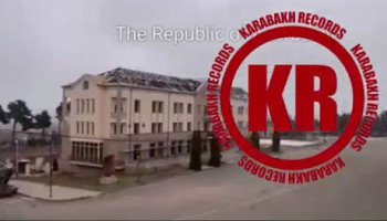 Ստեփանակերտի «Արմենիա» հյուրանոցն ու Երիտասարդական պալատը՝ ադրբեջանցի վանդալների թիրախում