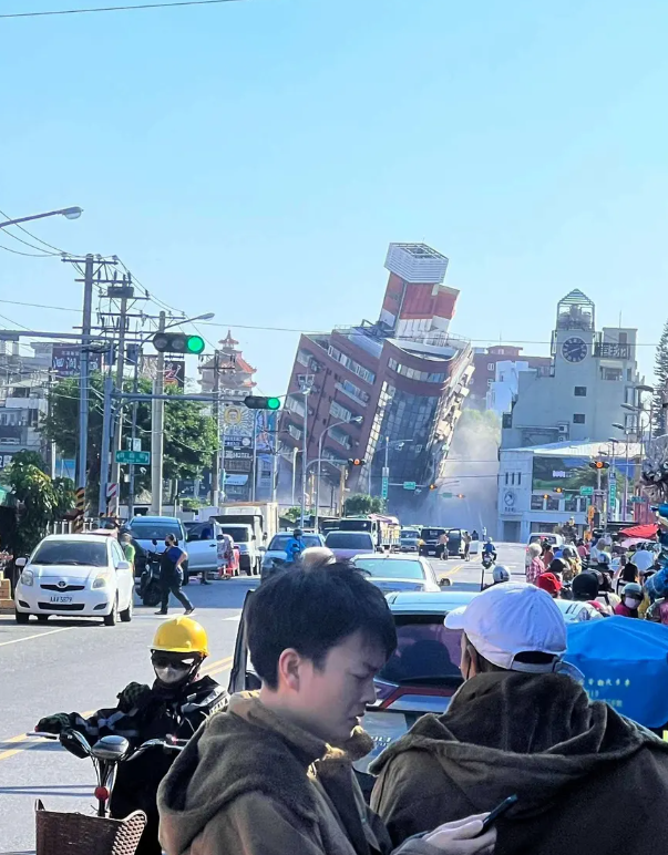 Последствия землетрясения в Тайване