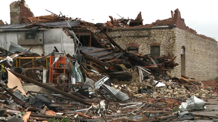 At least four dead in US after dozens of tornadoes rip through Oklahoma
