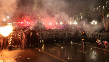 Gürcistan'da protestolar çatışmaya dönüştü