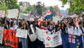 К акции в Тбилиси присоединились студенты разных вузов