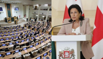 Georgian parliament overrides presidential veto of the divisive foreign influence bill