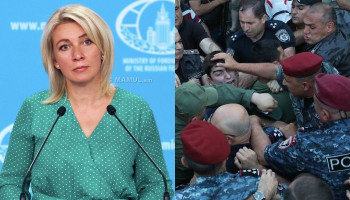 Захарова заявила, что США активно поддерживают беспорядки в Грузии
