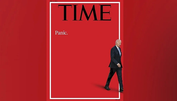 Ջո Բայդենը հայտնվել է Time-ի կարմիր շապիկին՝ «Խուճապ» մակագրությամբ