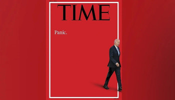 Джо Байден появился на красной обложке Time с подписью "Паника"