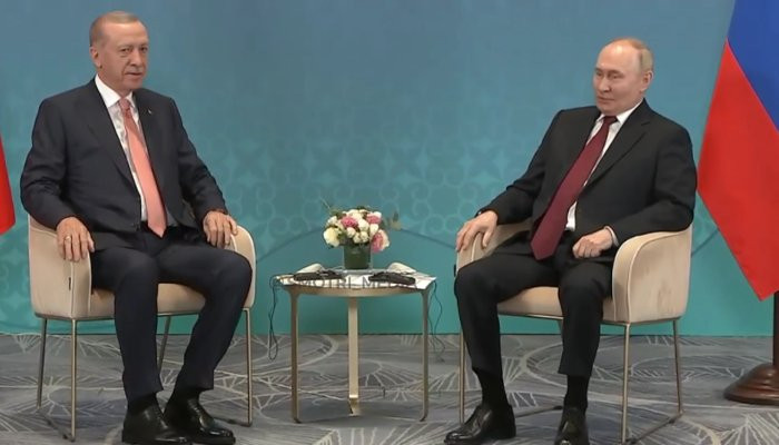 Путин проводит переговоры с Эрдоганом