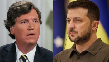 Tucker Carlson announces interview with Zelensky