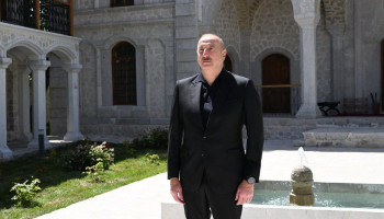Ալիևը Շուշիում ընդունել է Հյուսիսային Կիպրոսի ինքնահռչակ թուրքական հանրապետության նախագահին