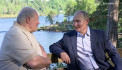 Александр Лукашенко и Владимир Путин продолжают неформальное общение на Валааме