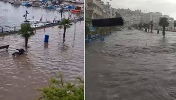 Bursa'da sağanak: Yollar göle döndü