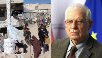 EU’s Borrell ‘horrified’ by images from bombed Gaza City school