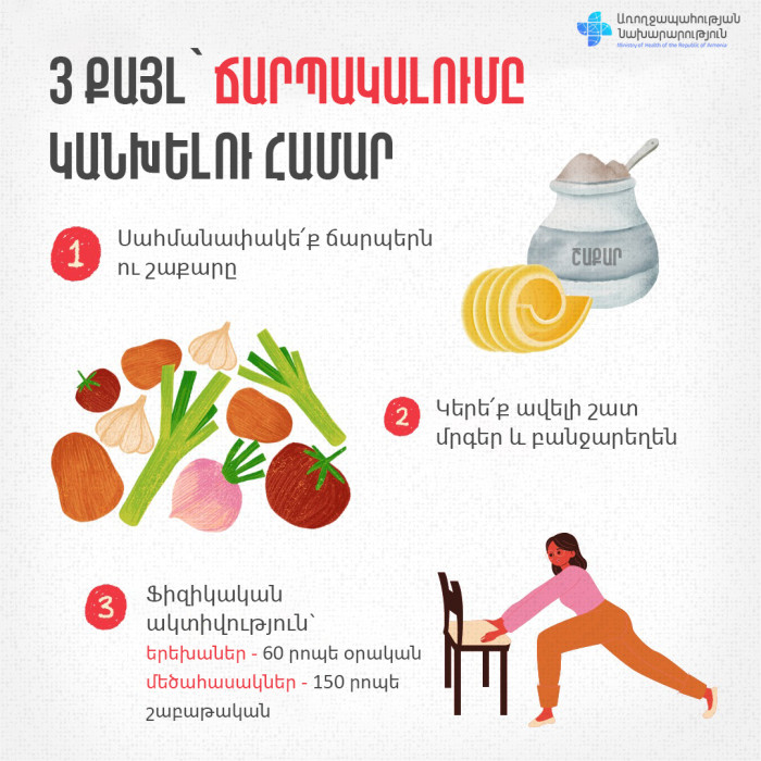 3 քայլ՝ ճարպակալումը կանխելու համար