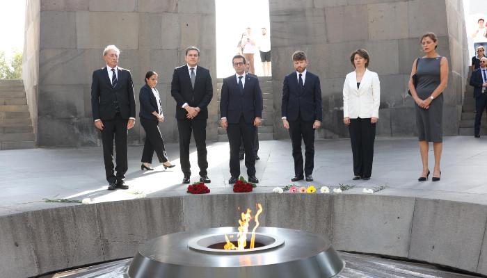 The visit of Minister for Europe and Foreign Affairs of the French Republic Stéphane Séjourné to Armenia commenced