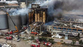 Sakarya'da patlamanın bıraktığı hasar görüntülendi