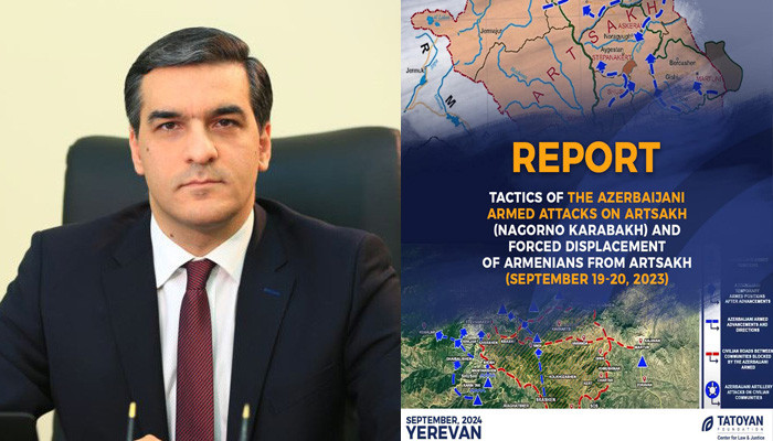 ''Azerbaijani armed attacks against Artsakh on September 19-20, 2023 had a specially developed tactic''. Arman Tatoyan